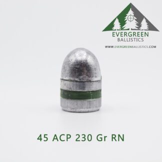 45 ACP 230 Grain Round Nose Bullet