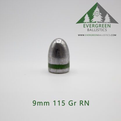 9mm 155 grain lead bullet