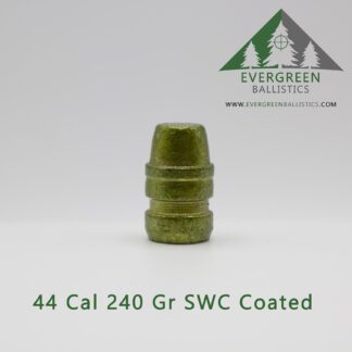 44 Cal 240 Grain SWC Coated bullets