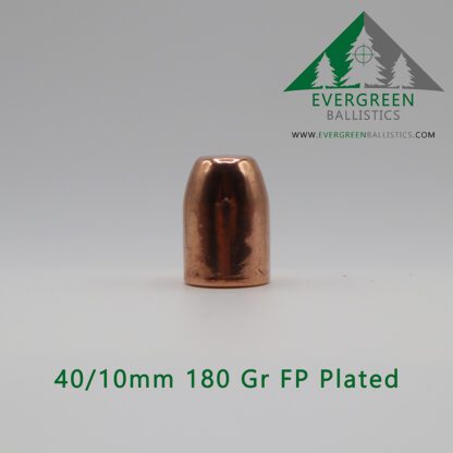 40/10mm 180 grain plated bullet