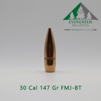 30 caliber 147 grain rifle bullet