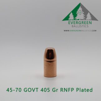 .458 405 Grain RNFP Plated Bullet