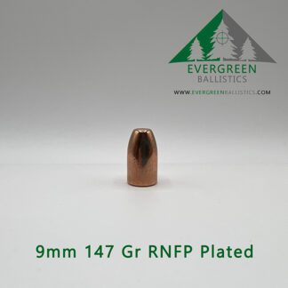 9mm 147 Grain Plated Bullet