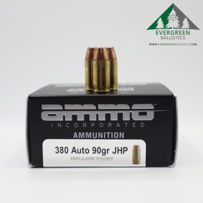 380 Auto Hollow point ammo and box