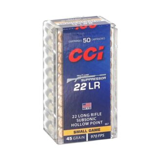 CCI Subsonic 22LR 40 Gr Hollow Point